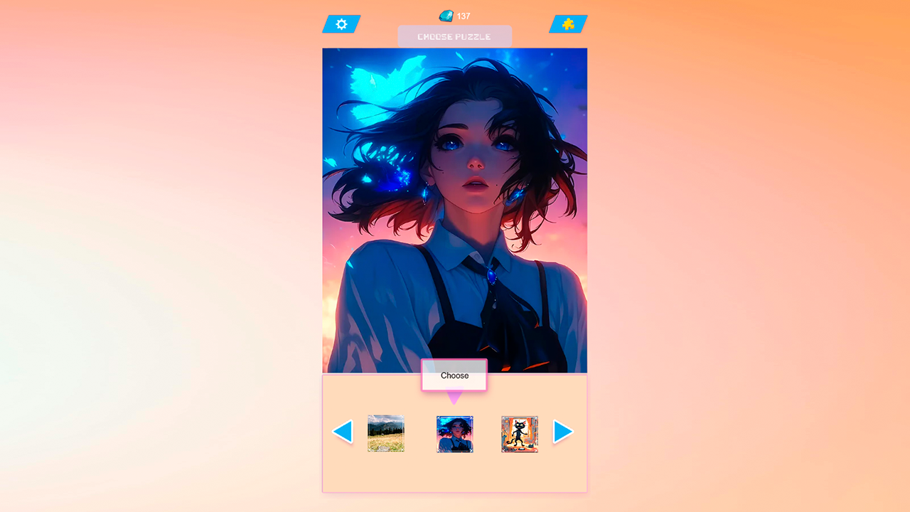 Cute Puzzles: Build an Anime & Animal Collection! — screenshot 2