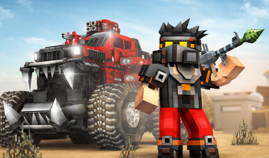 Blocky Cars: Car Battle