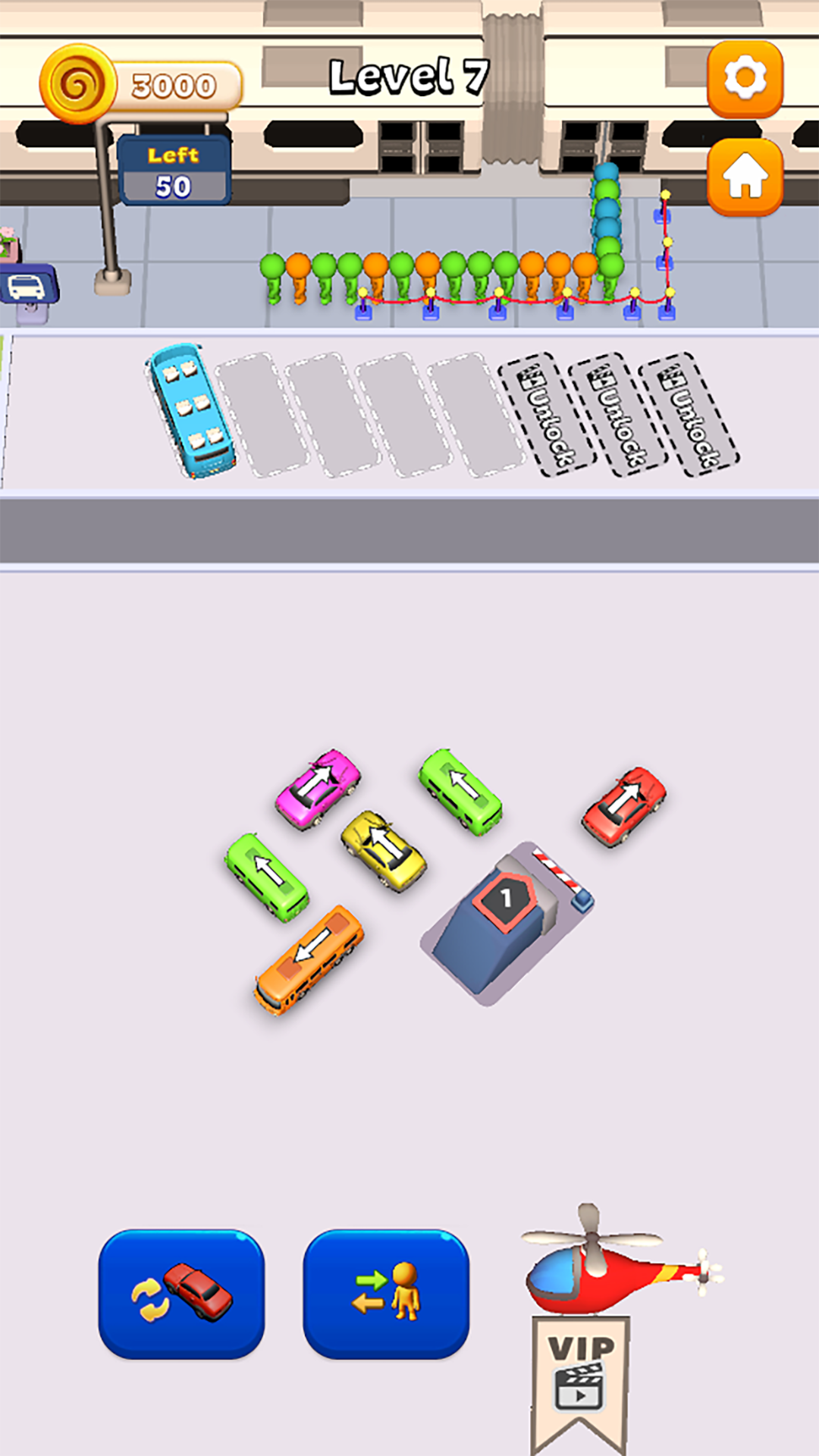 Unjam the Traffic: Bus Stop! screenshot 4