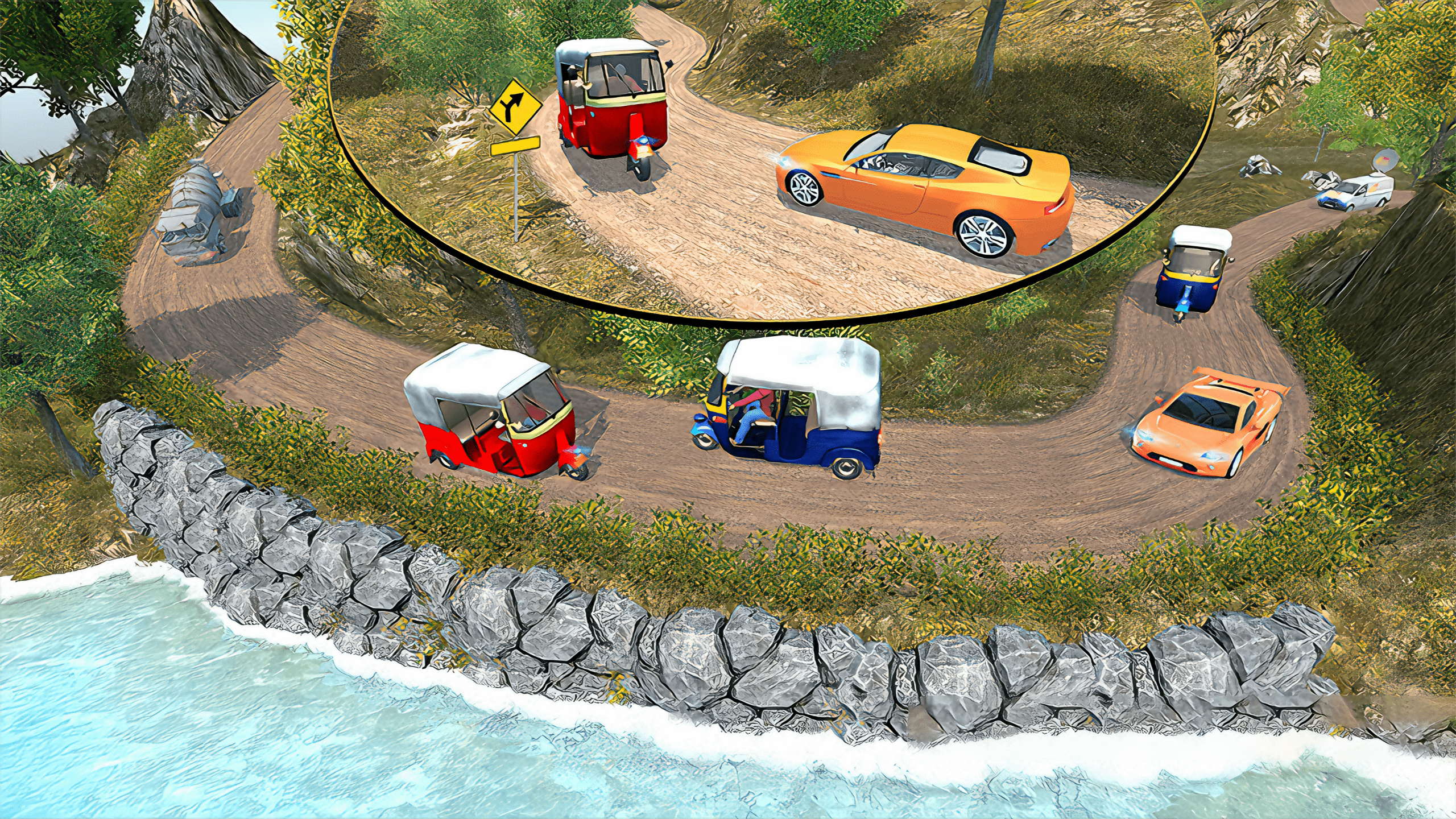 Tuk Tuk Rickshaw Driving Offroad screenshot