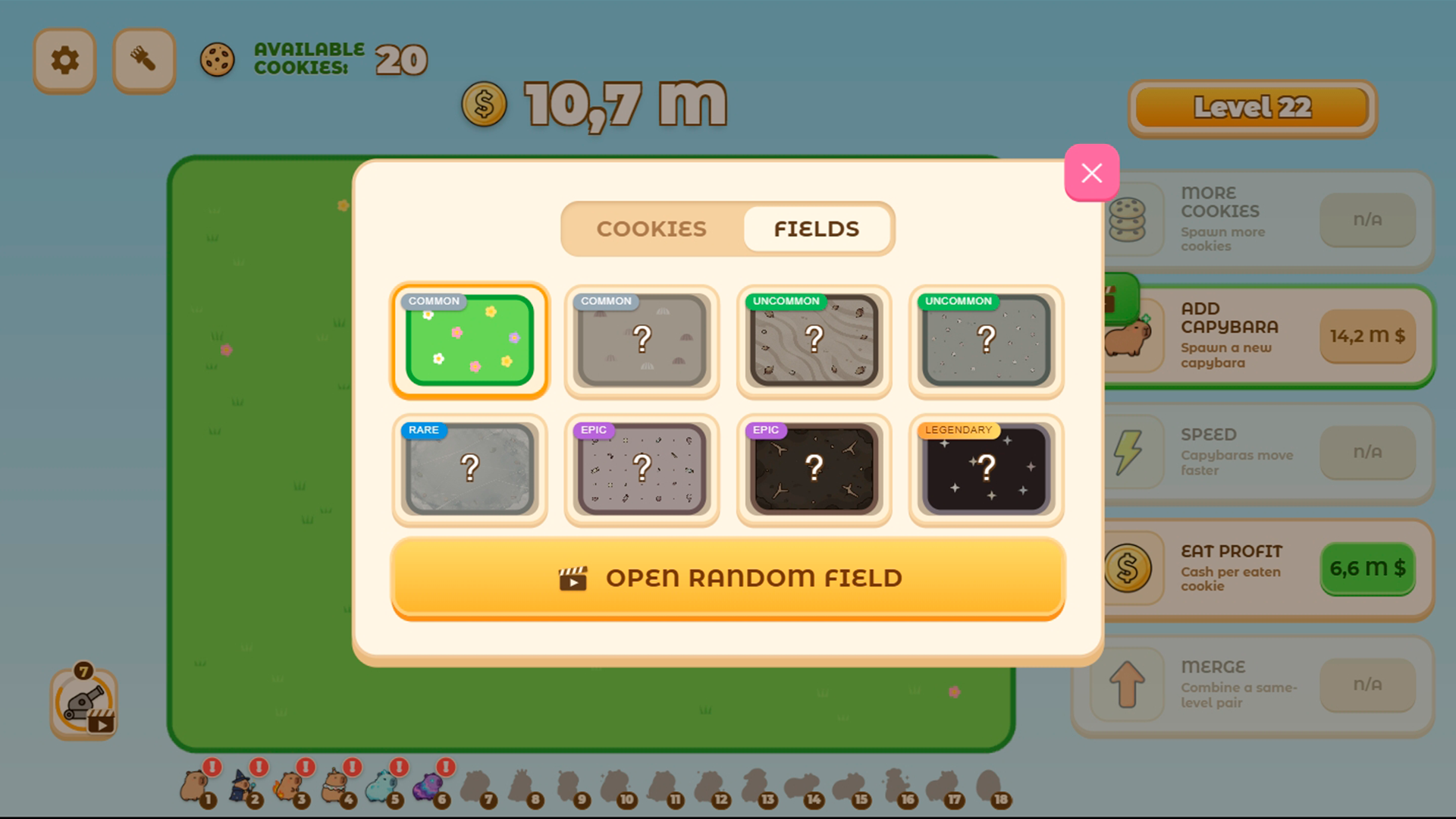 Capybara Garden — screenshot 2