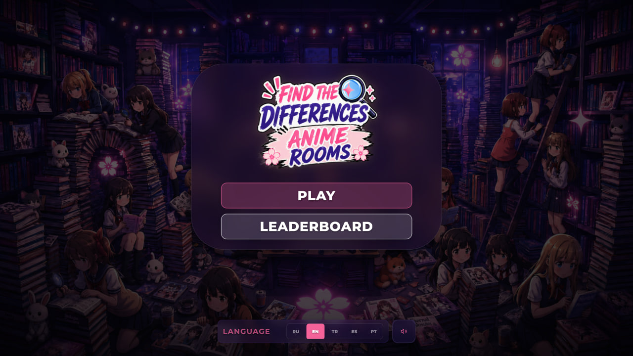 Find the Differences: Anime Rooms — screenshot 4