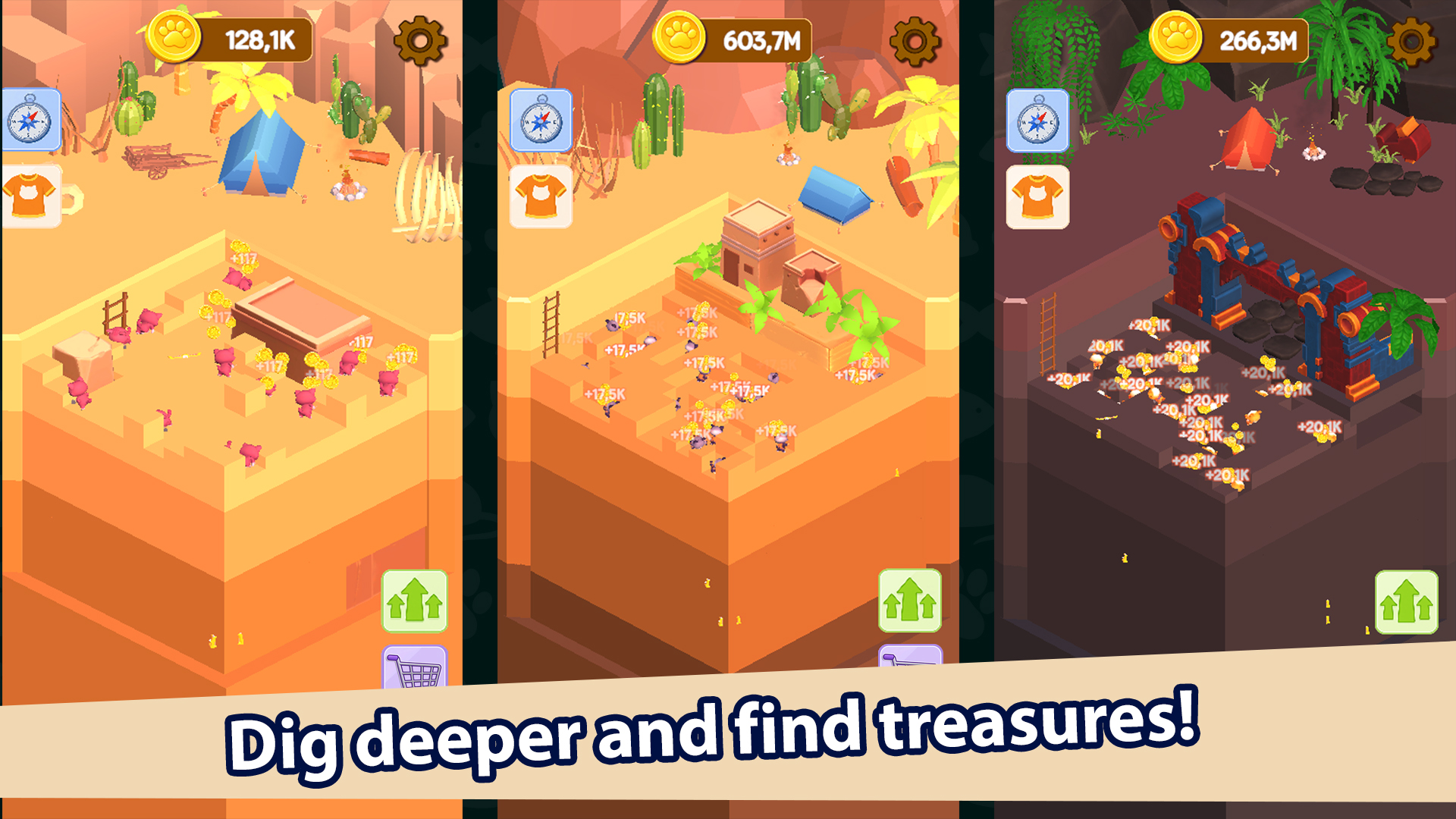 Cat Diggers: Idle Tycoon — screenshot 1