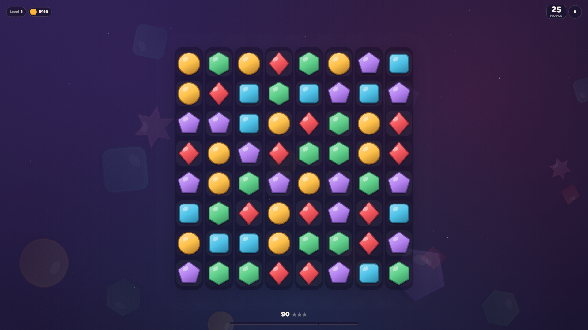 Gems: Rows and Cascades screenshot 1