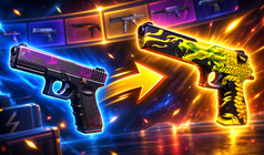 Stand Case Simulator Knives and Skins