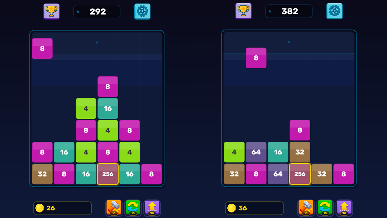 2048 Block Drop — screenshot 2