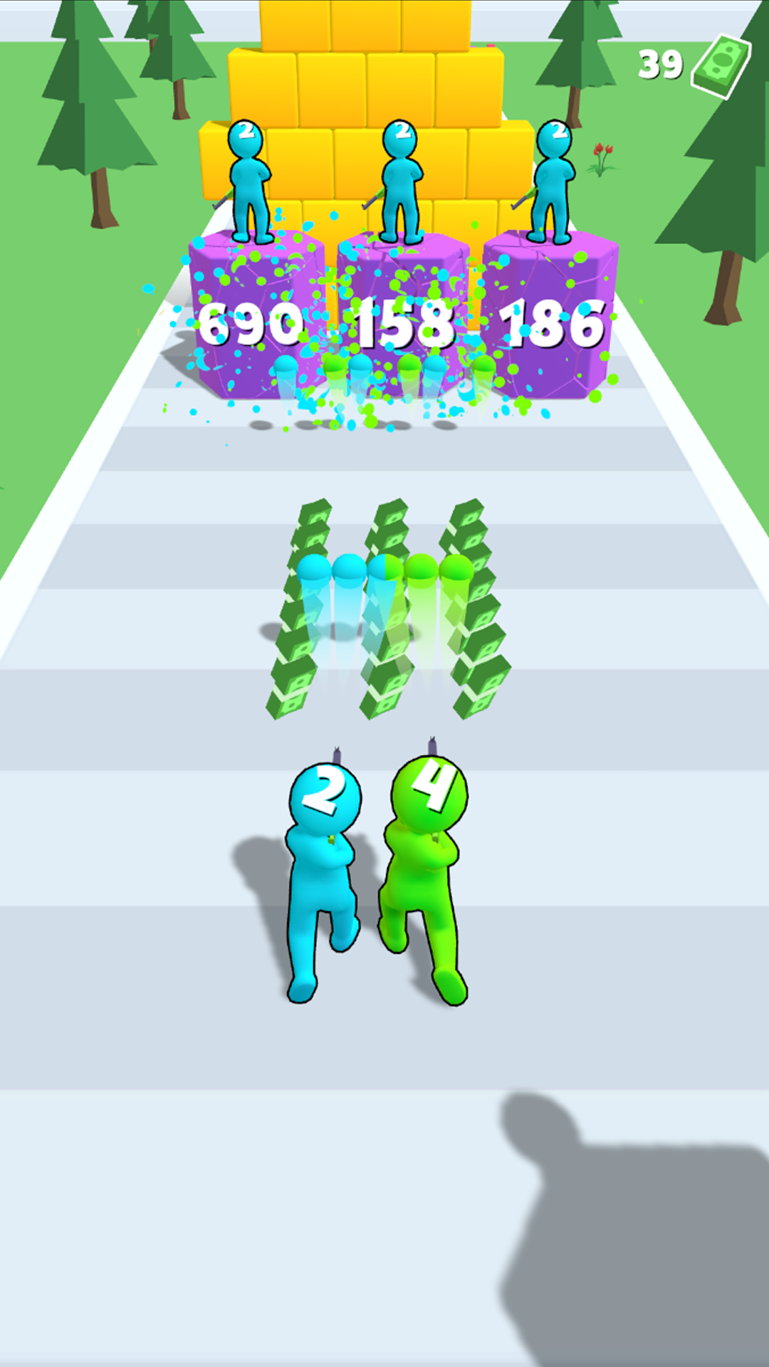 Merge Grabber: Race to 2048 screenshot 8
