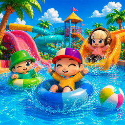 Открытый мир онлайн. Мини игры с друзьями