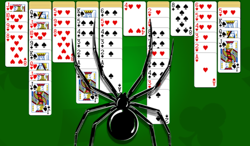 Solitaire Spider. Classic game cover