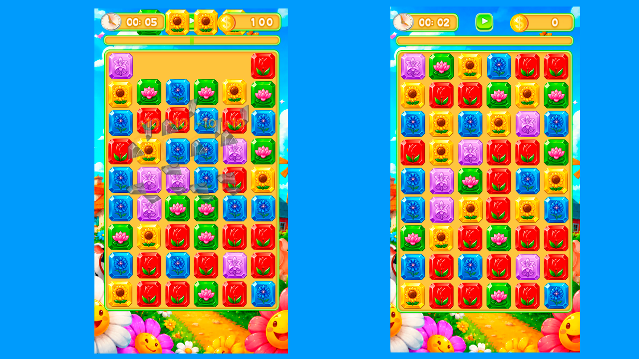 Весёлые цветы — screenshot 1