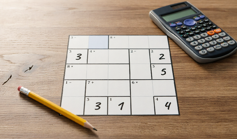 Calcudoku. Mathematical Sudoku game cover