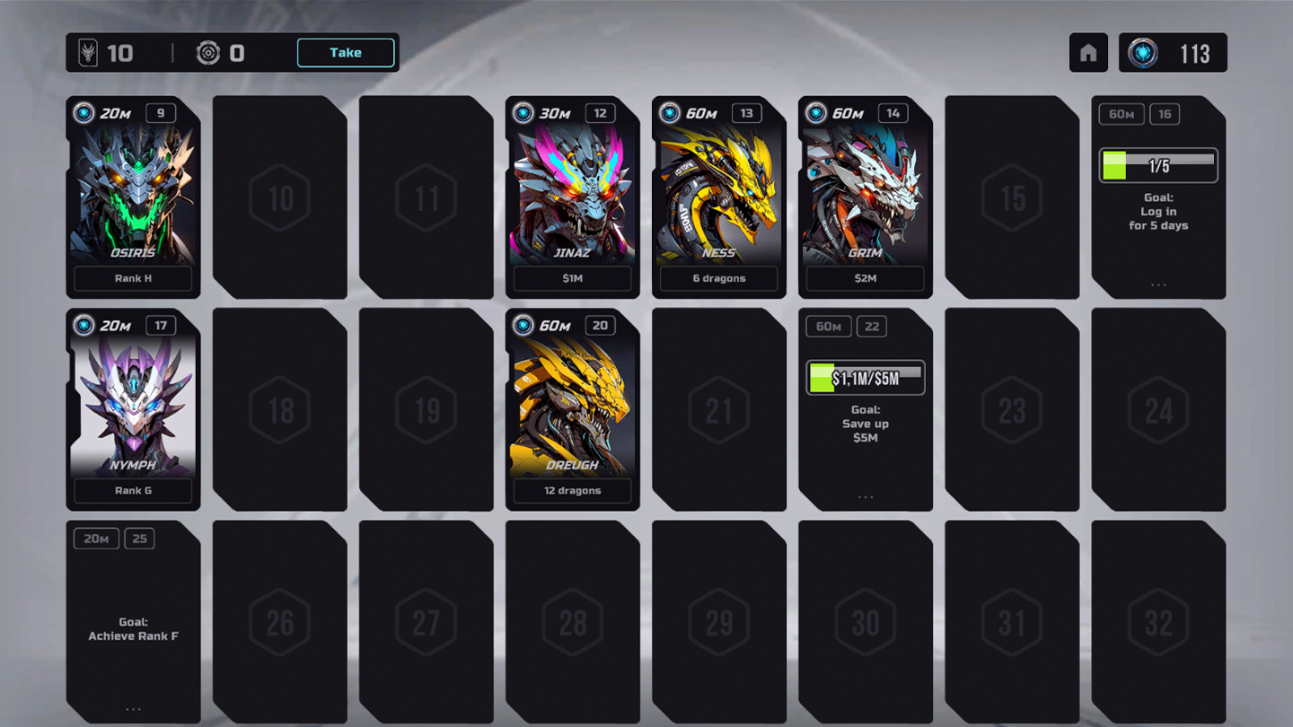Mecha-Dragons: The Profit Race screenshot