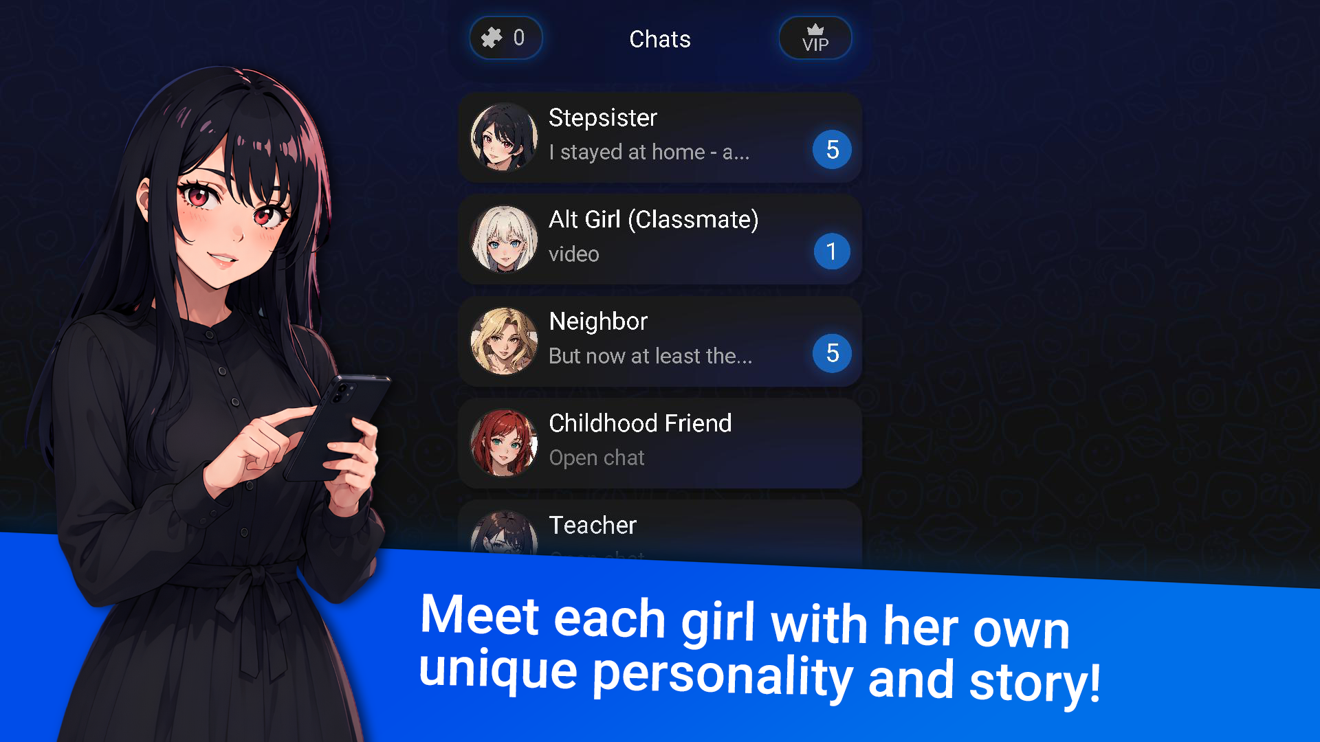 Chatting with Your Crushes 2 — screenshot 1