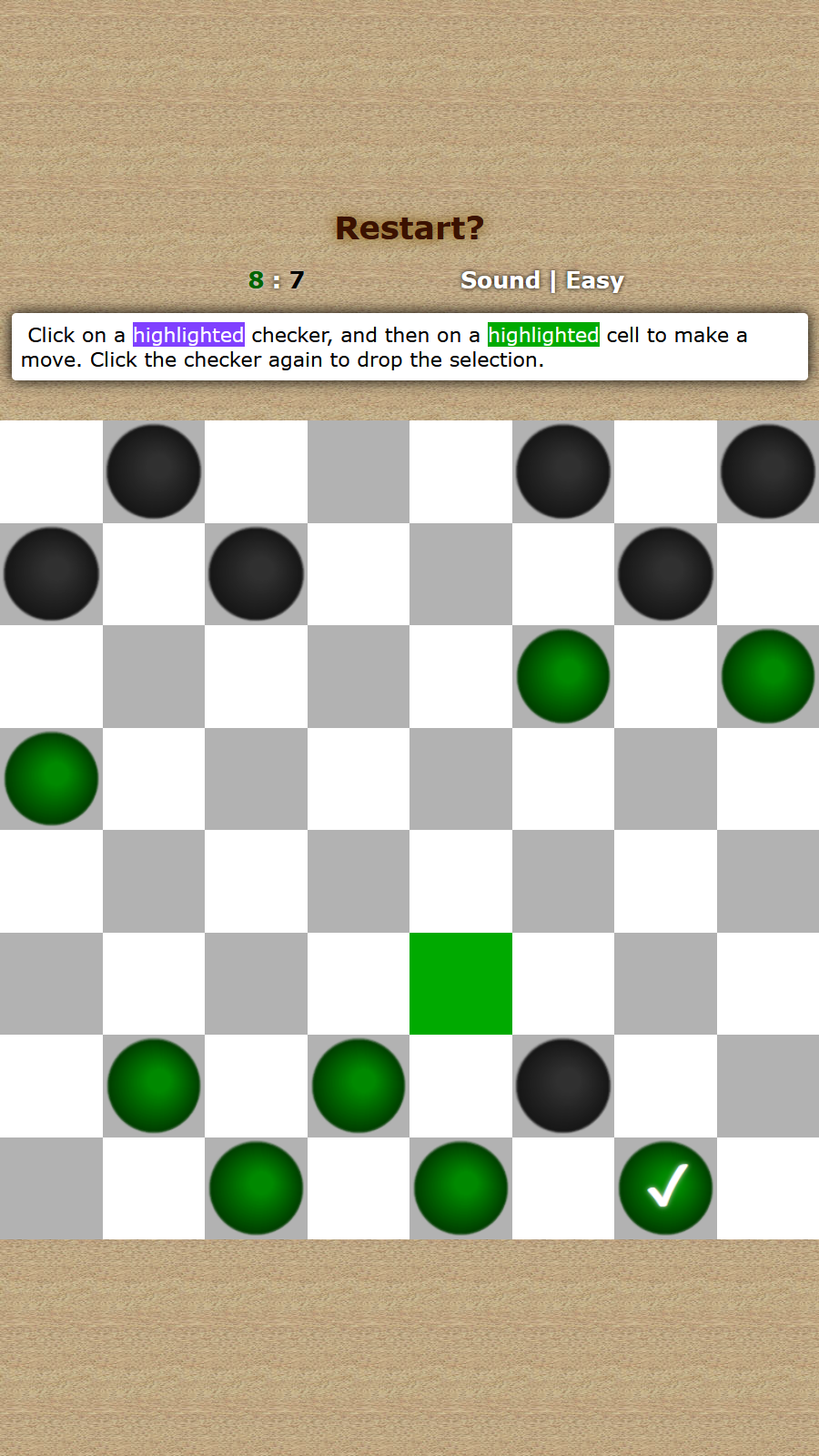 Checkers screenshot 5