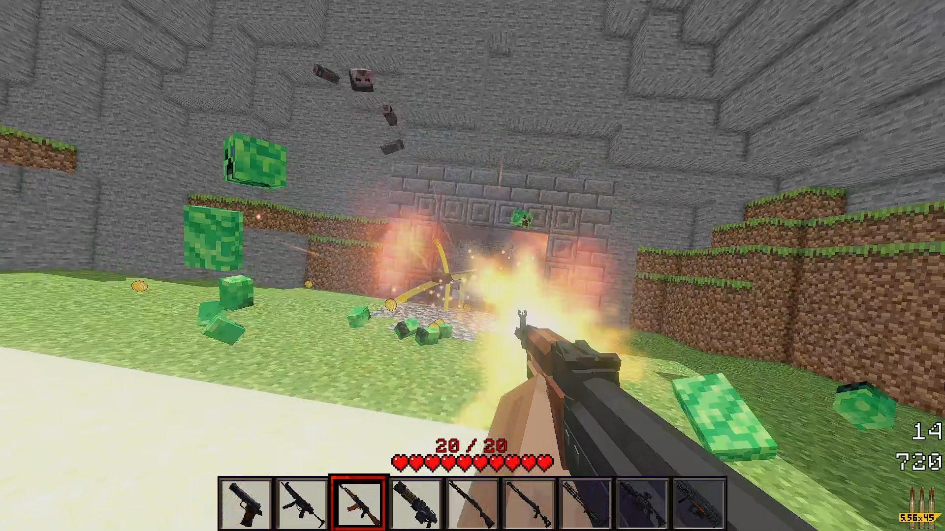 Death cubes: zombie arena screenshot