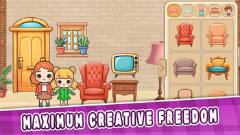 Interior design in Toca Boca style