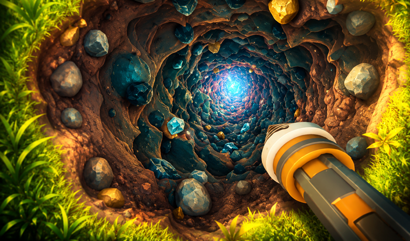 Dig Deep - Mine Simulator game cover