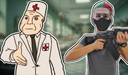 Побег из дурки - На двоих игроков!