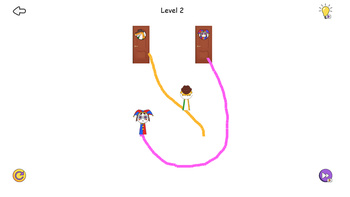 Sprunki Digital Circus Draw the Path