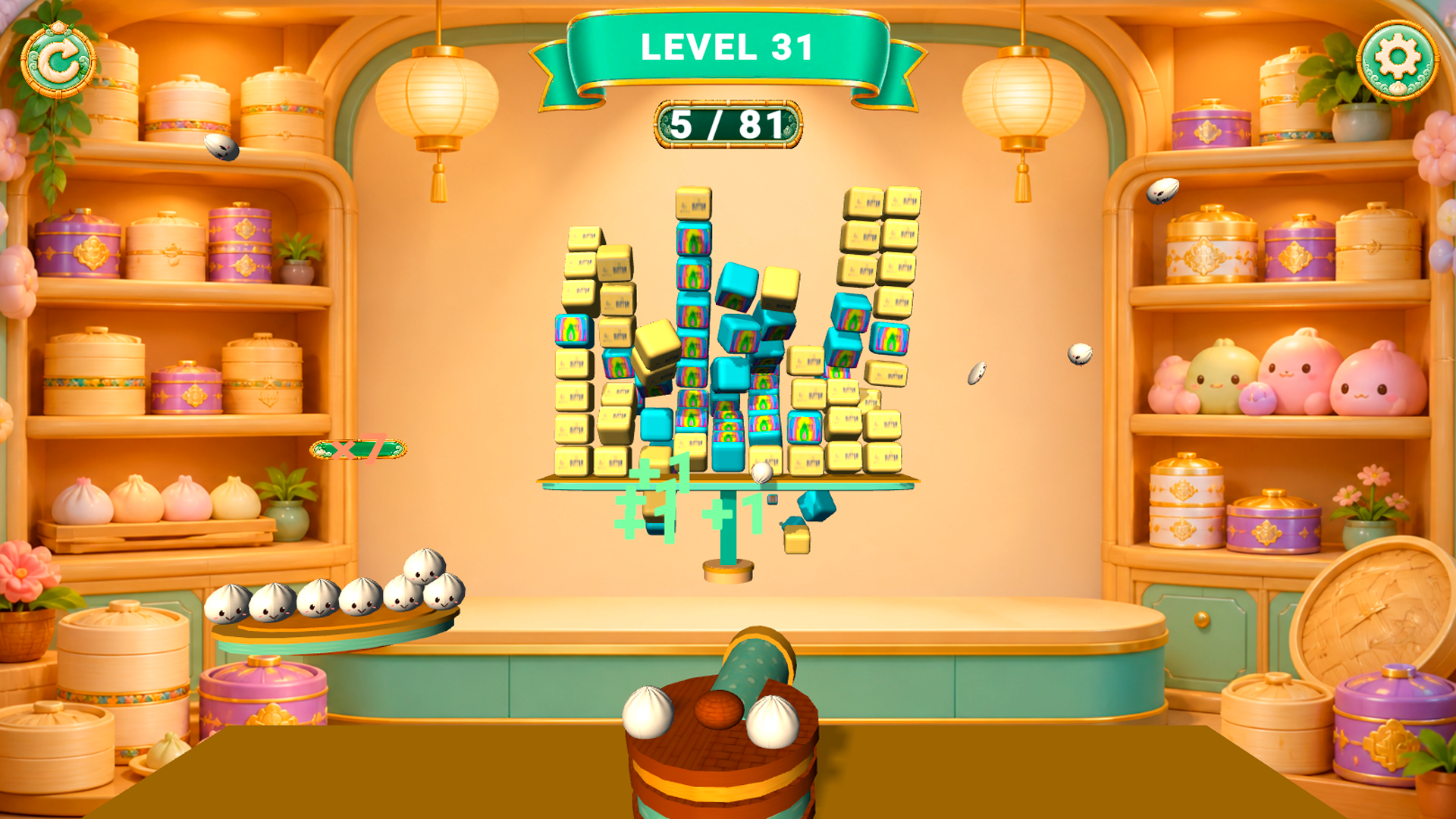 Mystery Dumpling: Cannon Smash — screenshot 2