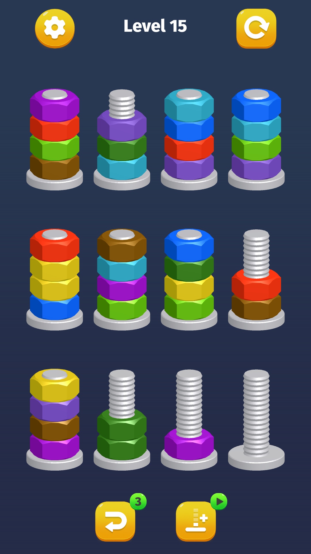 Nut Sort: Color Puzzle Game screenshot 6