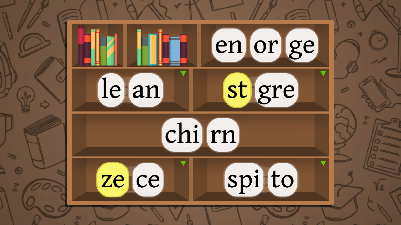 Words on Shelves screenshot