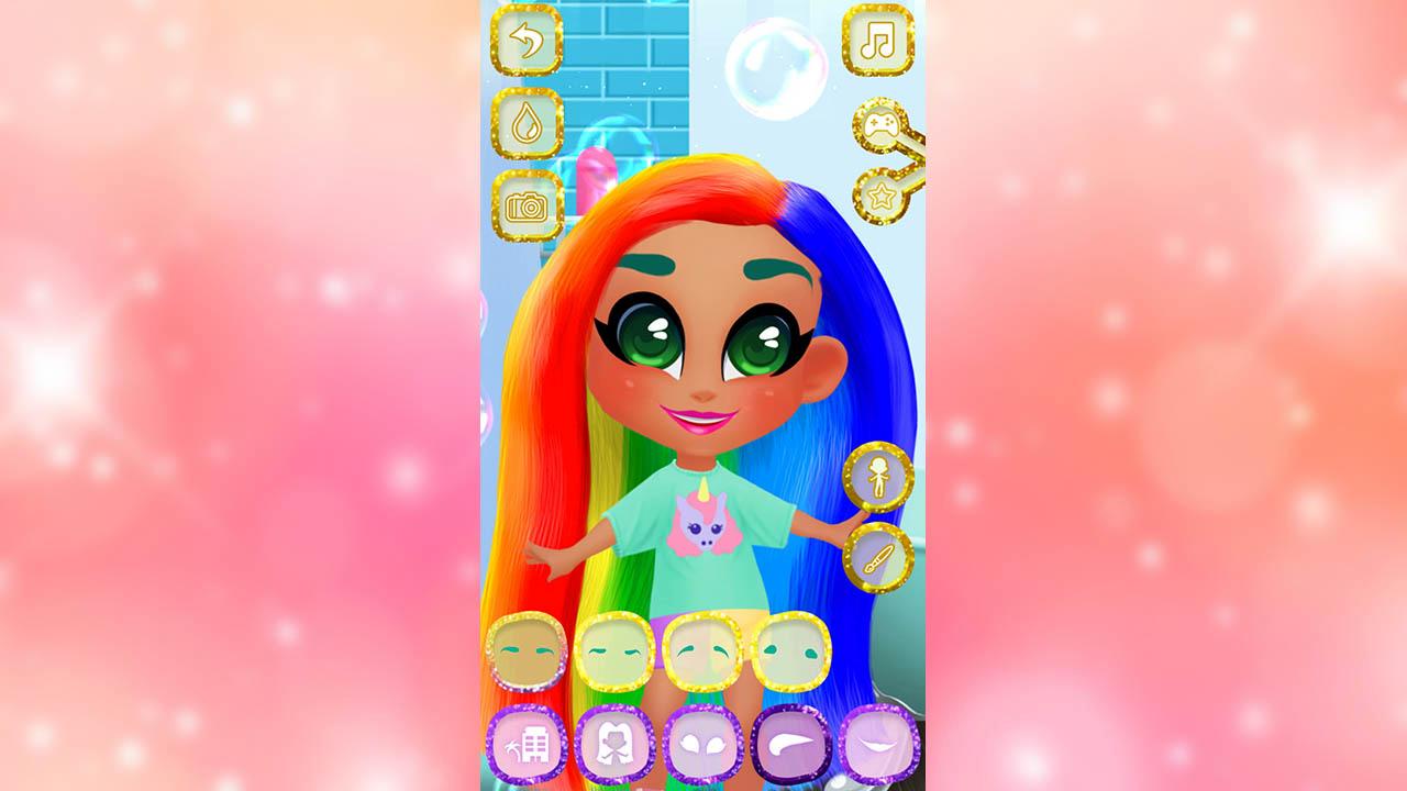 Candy Hair Doll Dress up screenshot