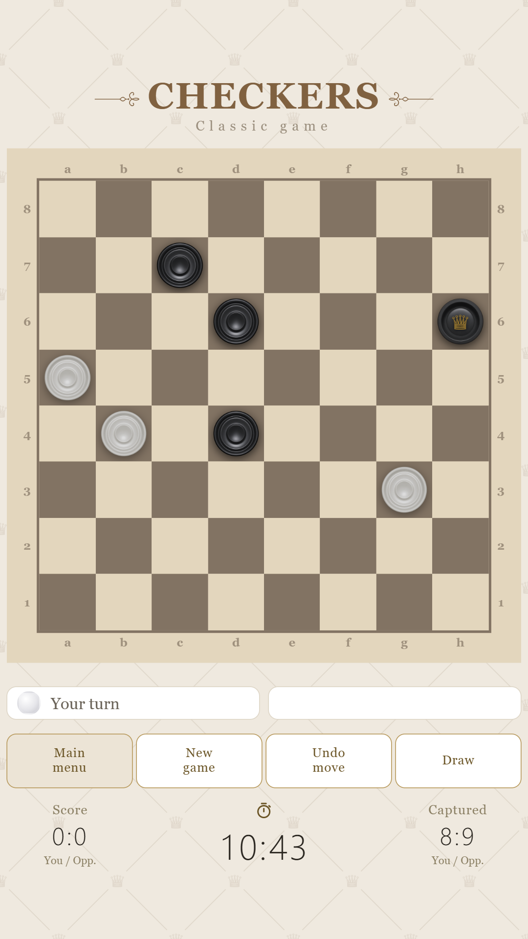 Checkers - Classic Game screenshot 5
