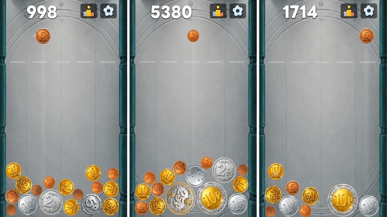Рубль 2048: Соединяй монеты — screenshot 3