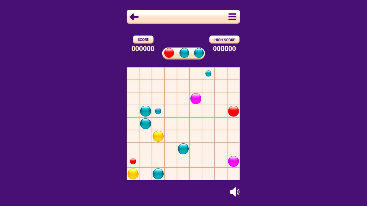Lines Balls 98 match 5 screenshot