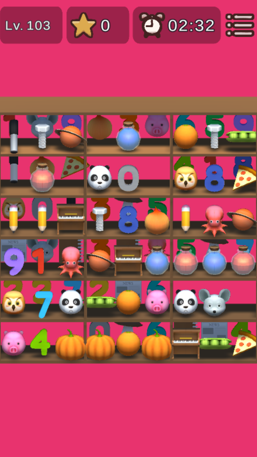 Sorting items. Find the same ones! screenshot 5