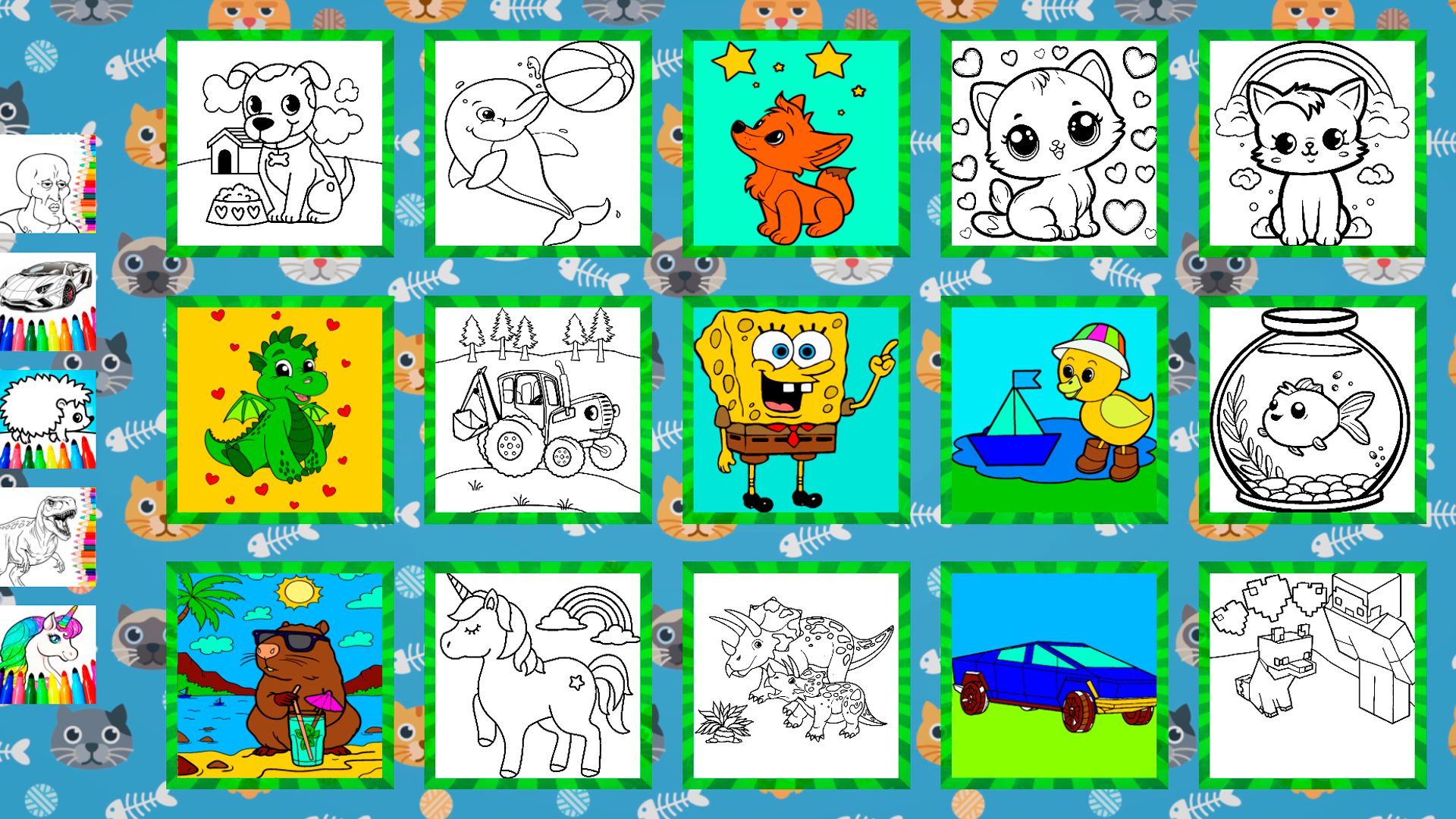 Coloring book for children 3-4 years old screenshot