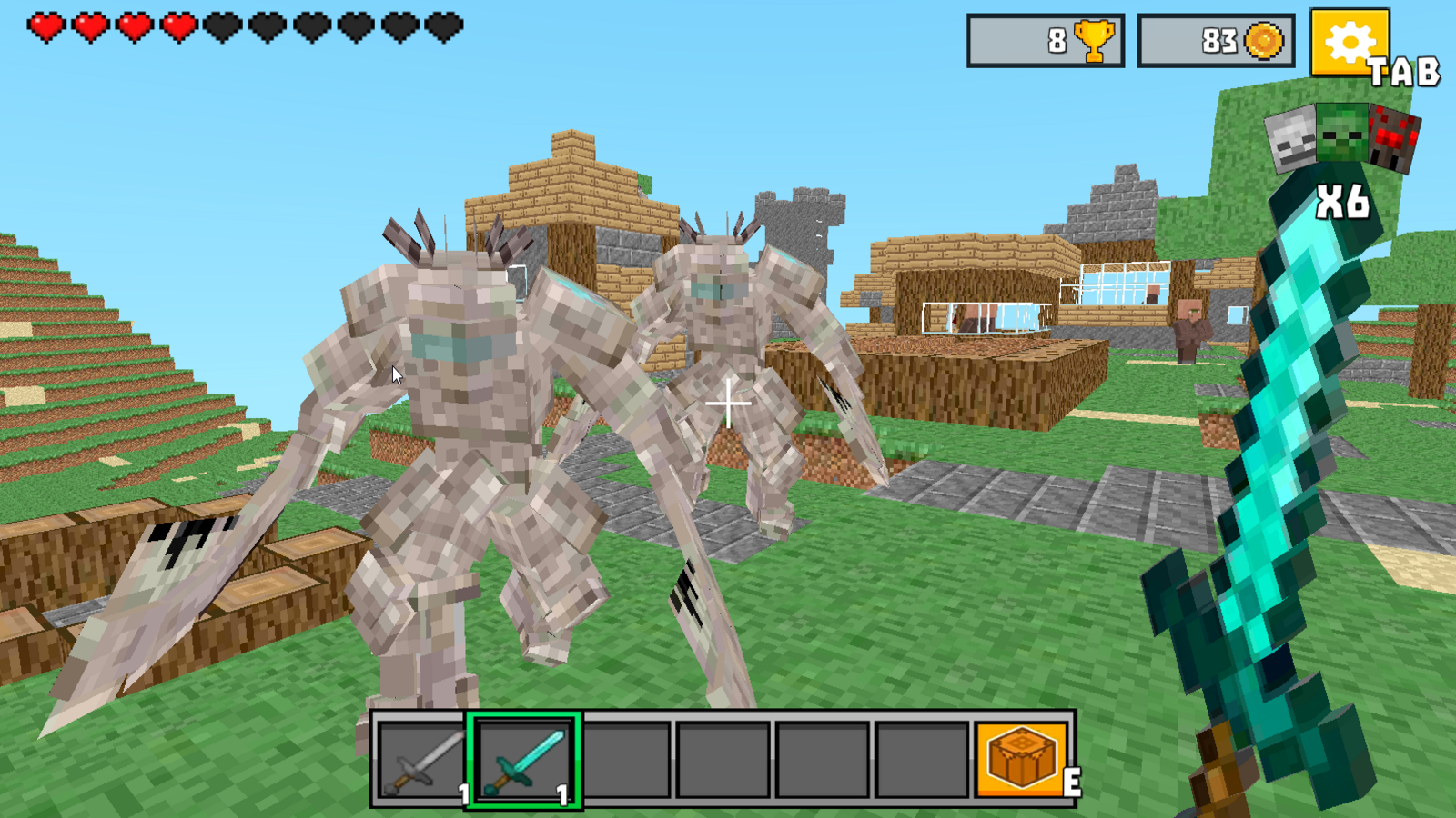 Noob defends the village screenshot