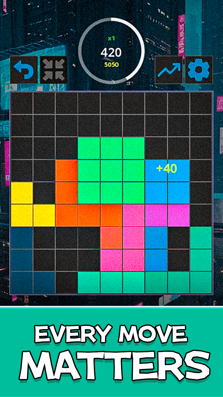 Block Flow: Neon City screenshot 5