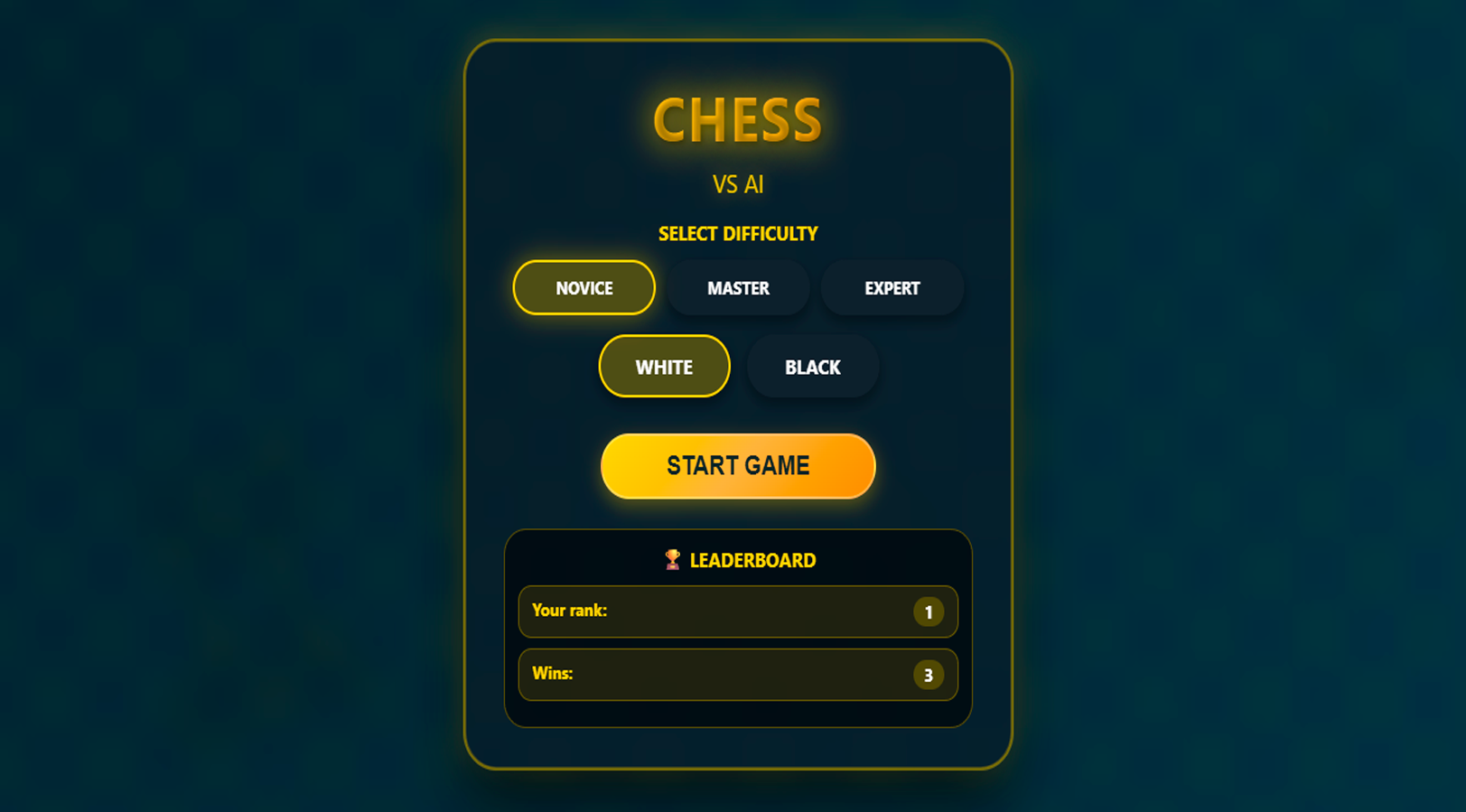 Chess vs AI — screenshot 1