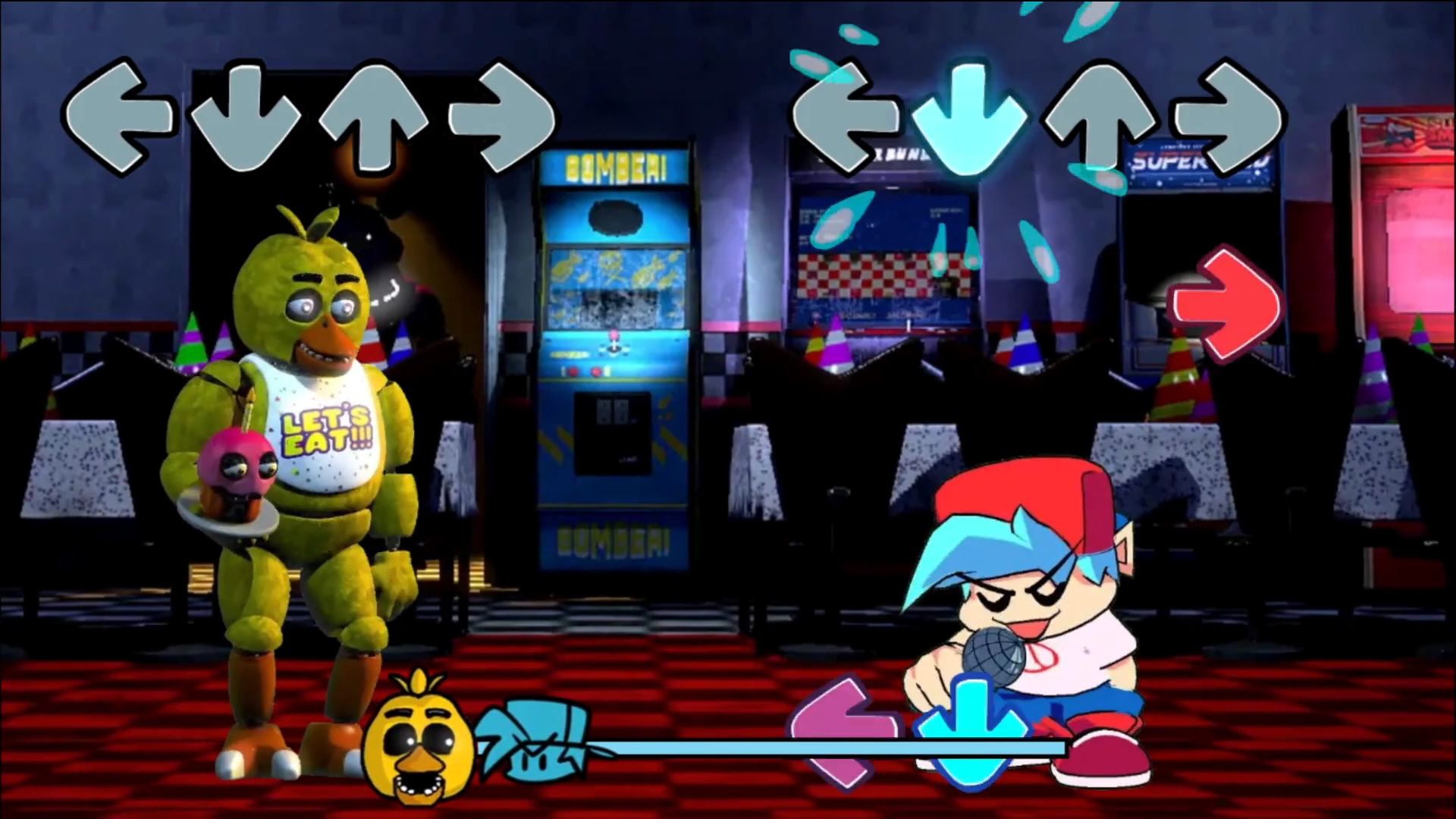 Friday Night Funkin vs FNAF 1 screenshot