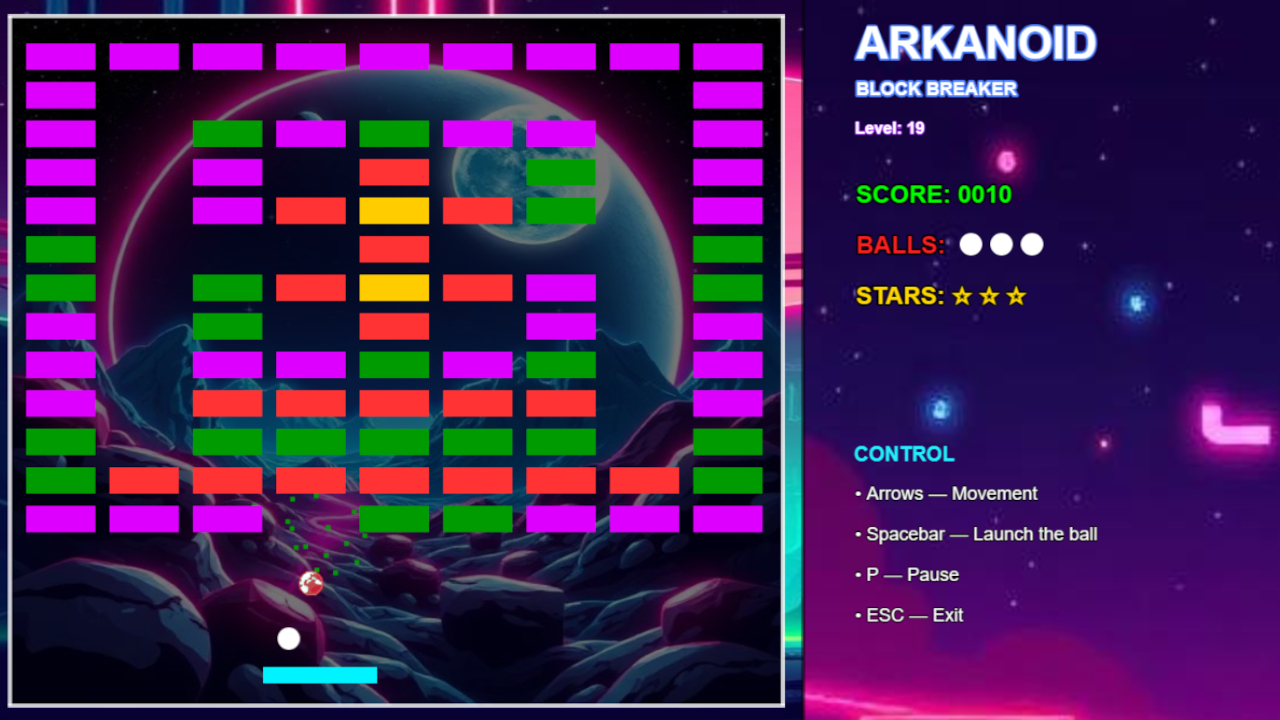 ARKANOYD: Block Breaker — screenshot 1