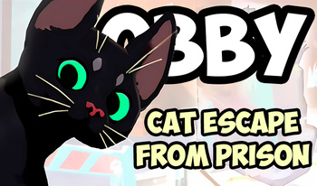 Obby Cat escape from Prison