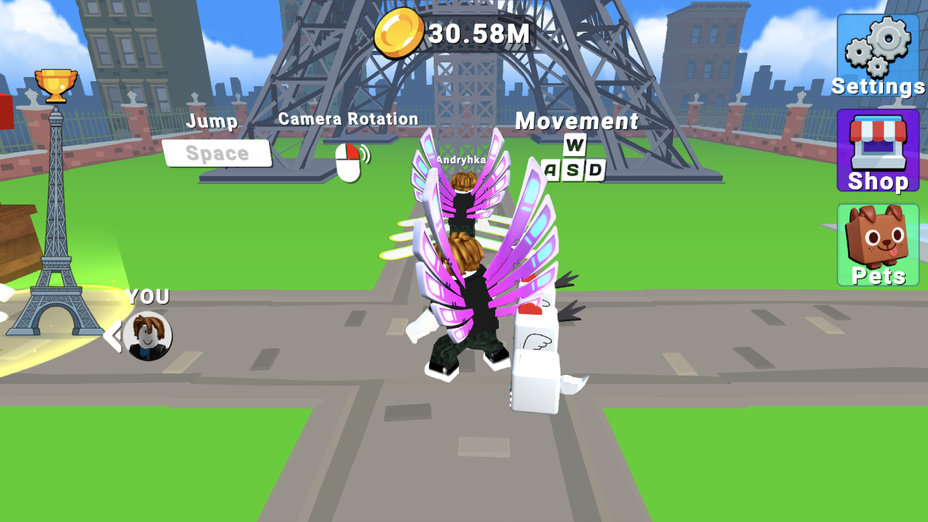 Gameplay screenshot from Climb and Jump - Obby Tower