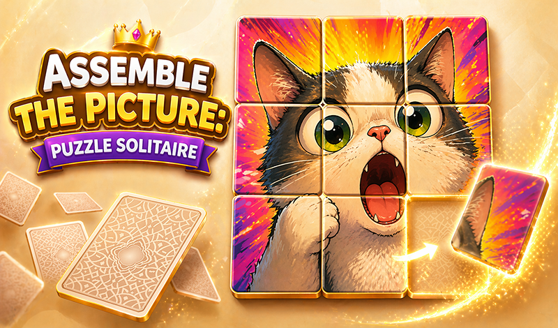 Assemble the Picture: Puzzle Solitaire game cover