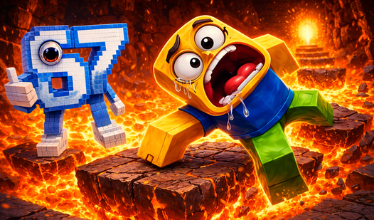 Noob: Floor Is Lava Get to Brainrot