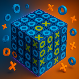 3D крестики-нолики 4x4