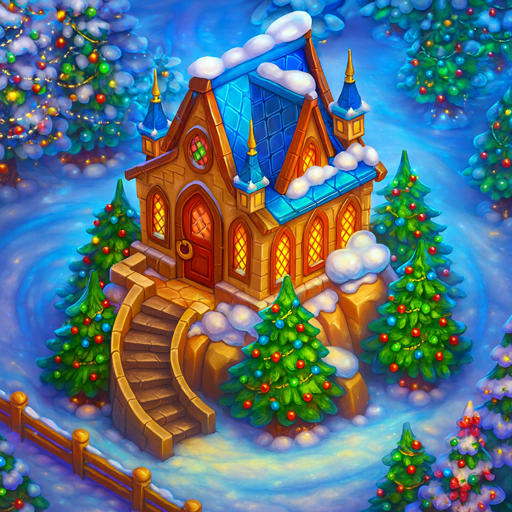 Merge Christmass. Home Design. icon
