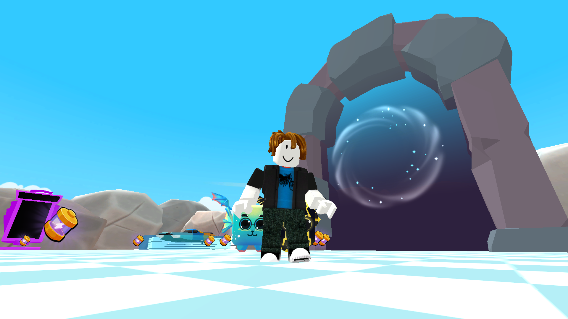 Obby: Swimming competition screenshot