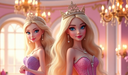 Fashion Rainbow Insta Princesses  loading=