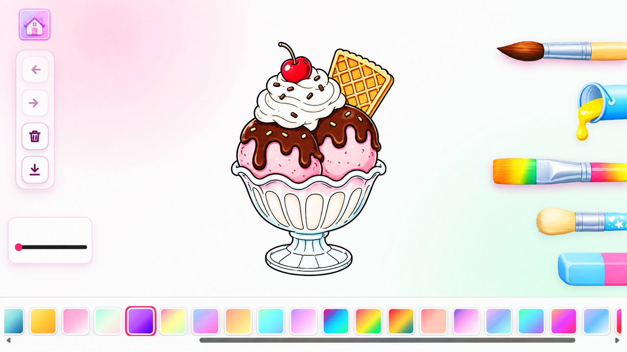 Pastel Color - Раскраска для девочек — screenshot 8