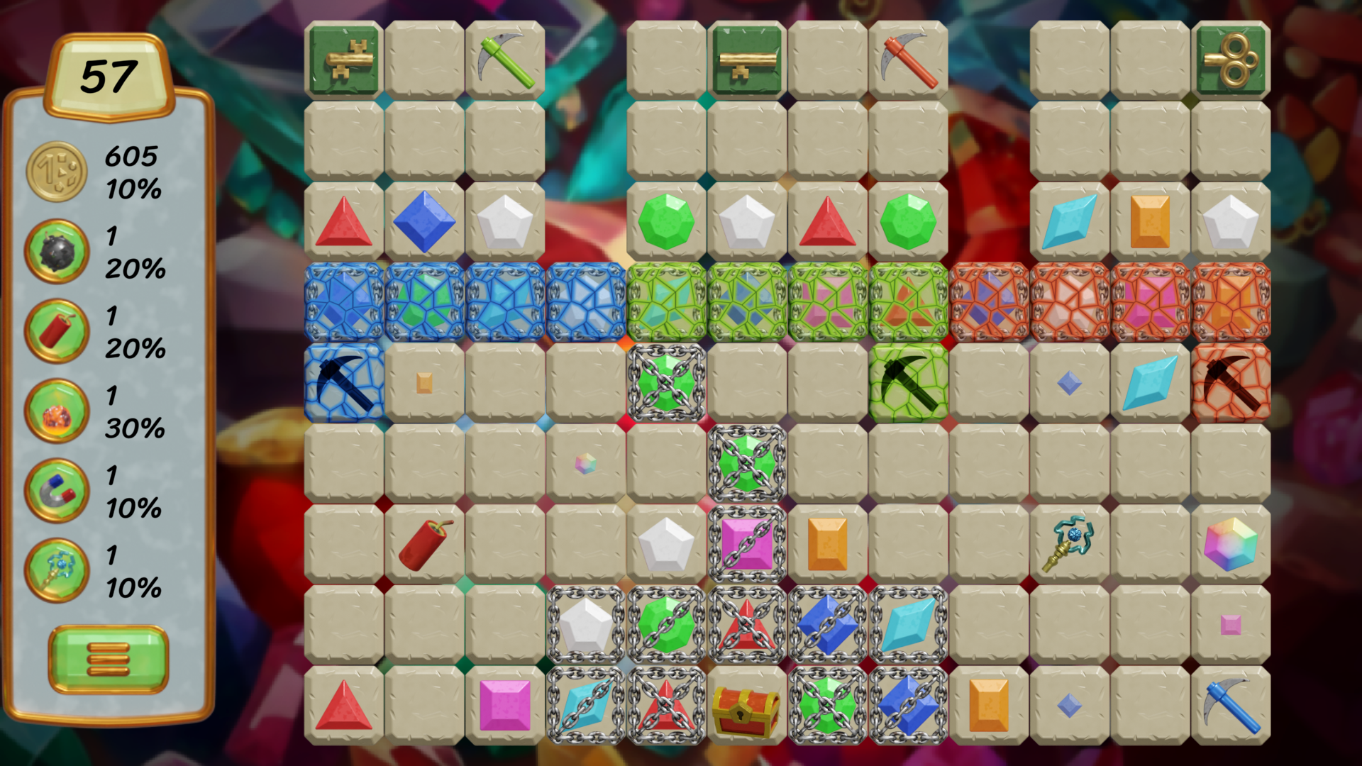 Gems 2: match 3 screenshot