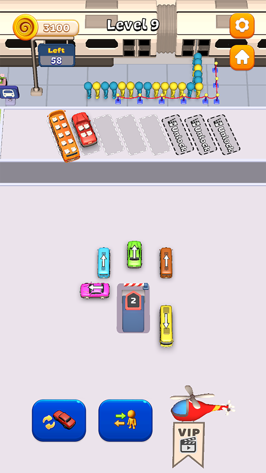 Unjam the Traffic: Bus Stop! screenshot 6