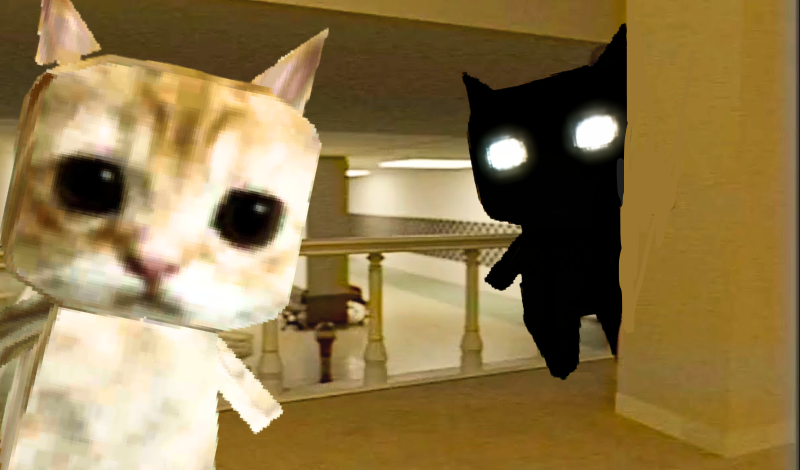 Cat in Backrooms game cover