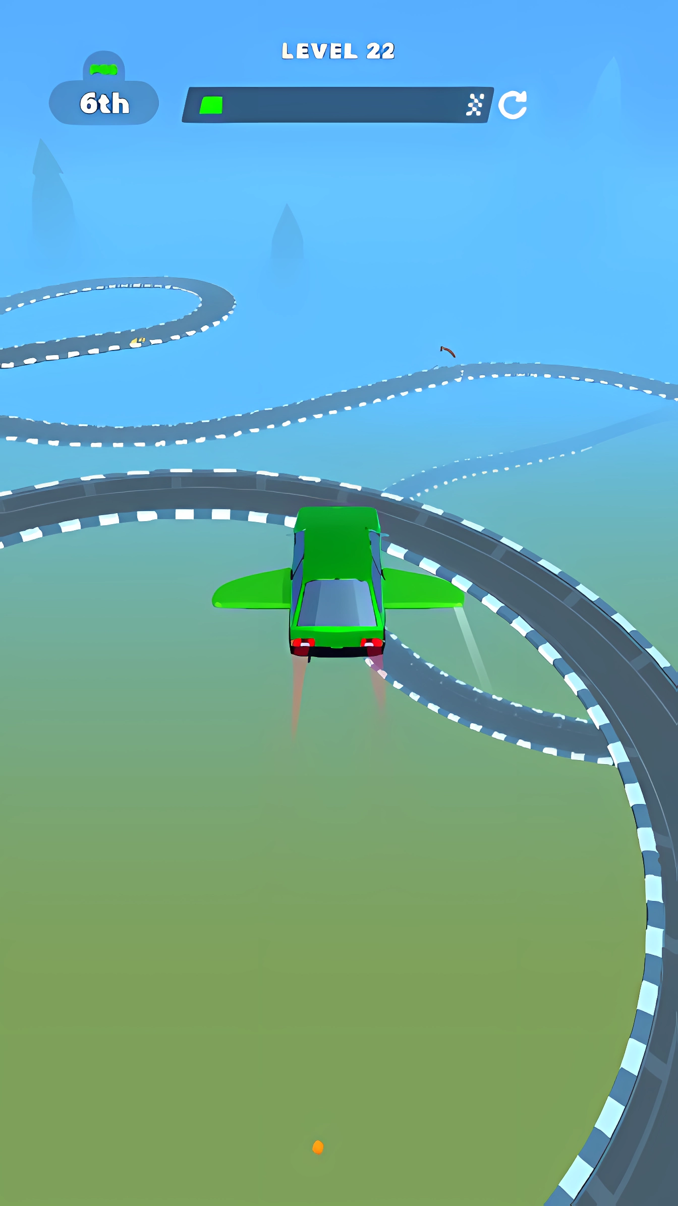 Flying Russian Car Races screenshot 11